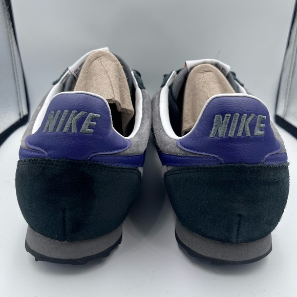 Nike Vintage Suede Sneakers Gray Purple Swoosh Men’s 10 EU 44 - Picture 5 of 13